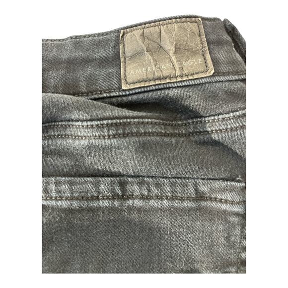American Eagle Next Level Stretch Skinny Jeans Black Size 6 Regular Women’s - Picture 6 of 9